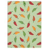 Paprika-patroon Klembord (Achterkant)