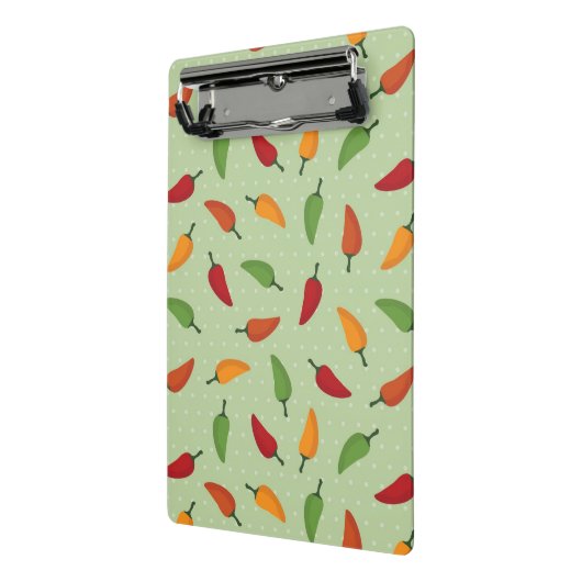 Paprika-patroon Mini Klembord (Angled2)
