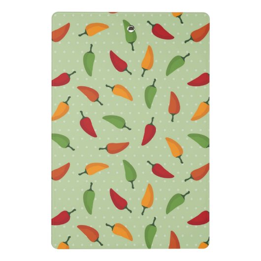 Paprika-patroon Mini Klembord (Achterkant)