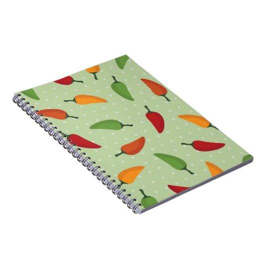 Paprika-patroon Notitieboek (Rechterzijde)