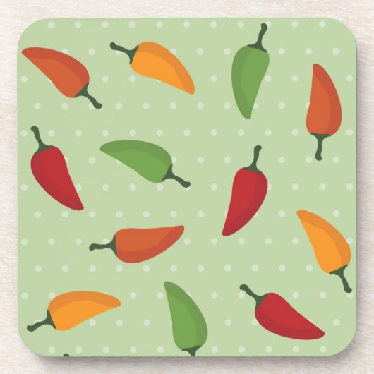 Paprika-patroon Onderzetter (Voorkant)
