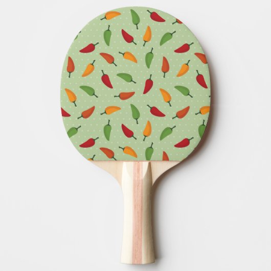 Paprika-patroon Tafeltennisbatje (Voorkant)