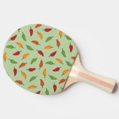 Paprika-patroon Tafeltennisbatje (Zijkant)