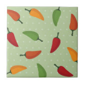 Paprika-patroon Tegeltje (Voorkant)