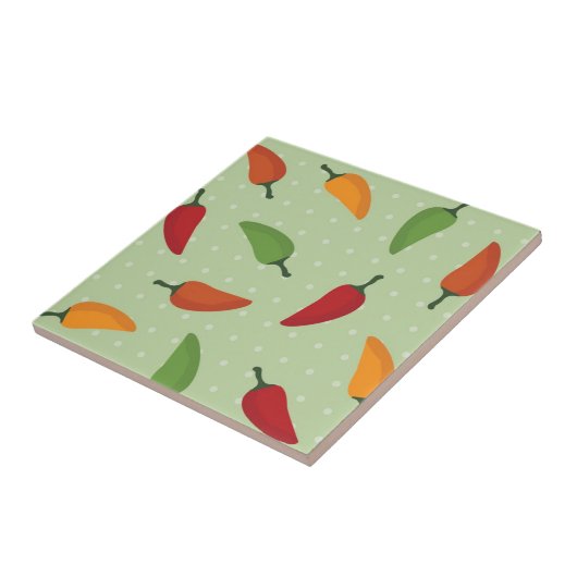 Paprika-patroon Tegeltje (Zijkant)