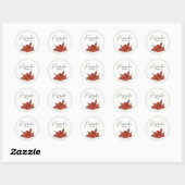 Paprika Ronde Sticker (Vel)