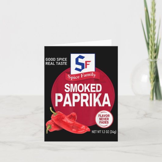 Paprika Sce Group Family Matching Halloween Outfit Kaart (Voorkant)