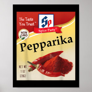 Paprika specerij kostuum vakantie specerij groep k poster