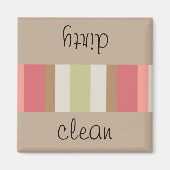 Paprika-streepjespatroon Magneet (Voorkant)