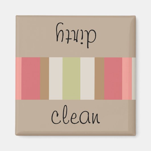 Paprika-streepjespatroon Magneet (Voorkant)