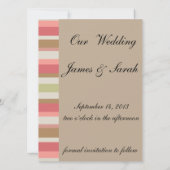 Paprika-streepjespatroon Save The Date (Achterkant)