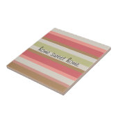 Paprika-streepjespatroon Tegeltje (Zijkant)