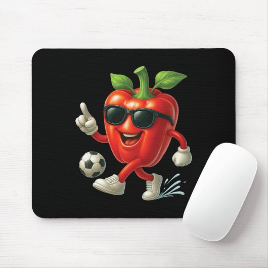 Paprika Voetbal Muismat (Met muis)