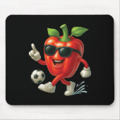 Paprika Voetbal Muismat (Voorkant)