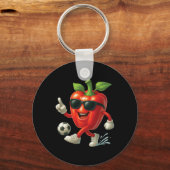 Paprika Voetbal  Sleutelhanger (Voorkant)