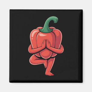 Paprika Yoga Magneet