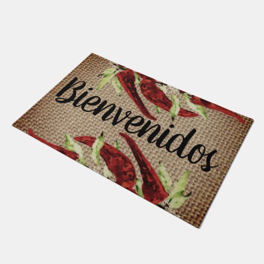  paprika's - Bienvenidos Deurmat (Schuin)