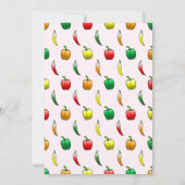 Paprika's en lange paprika's bedankkaart (Achterkant)