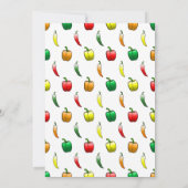 Paprika's en lange paprika's bedankkaart (Achterkant)