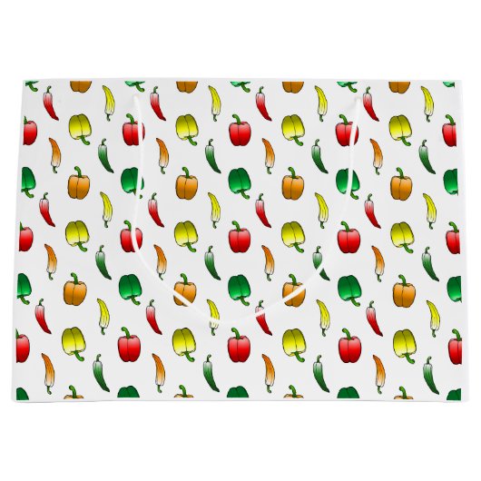 Paprika's en lange paprika's groot cadeauzakje (Voorkant)