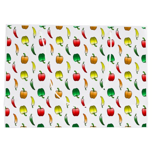 Paprika's en lange paprika's groot cadeauzakje (Achterkant)