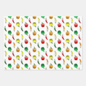 Paprika's en lange paprika's inpakpapier vel (Voorkant)