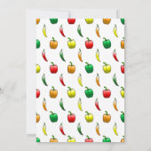 Paprika's en lange paprika's kaart (Achterkant)