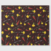 Paprika's En Uien Cadeaupapier (Vlak)