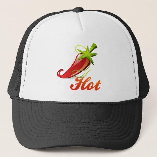 Paprika's hoed, te koop! trucker pet (Voorkant)