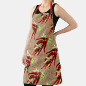 Paprika's in bolap zien All-Over Print Apron Schort (Insitu)