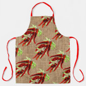 Paprika's in bolap zien All-Over Print Apron Schort (Voorkant)