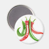 Paprika's van gemengde peper magneet (Voorkant / Achterkant)