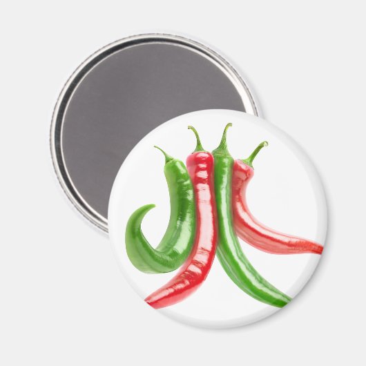 Paprika's van gemengde peper magneet (Voorkant / Achterkant)