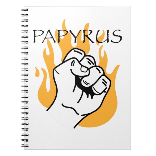 paprylaat notitieboek (Voorkant)