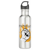 paprylaat waterfles  (Voorkant)