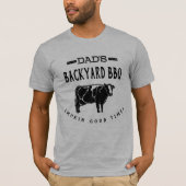 Pap's Backyard BBQ | Rundvlees | T-shirt (Voorkant)