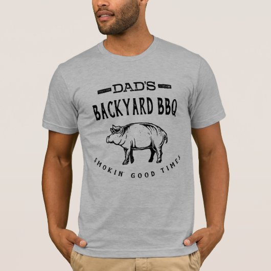 Pap's Backyard BBQ | Varkensvlees | T-shirt (Voorkant)
