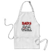 Pap's Bar en Grill Apron Standaard Schort (Voorkant)