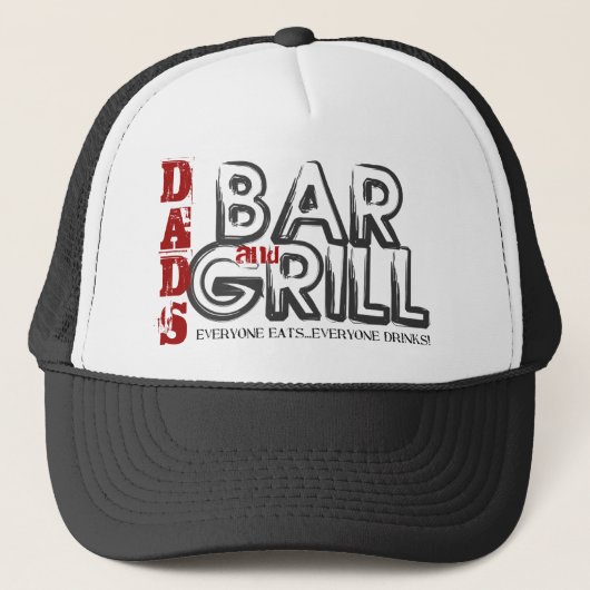 Pap's Bar en Grill Trucker Hat Trucker Pet (Voorkant)