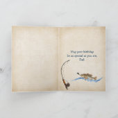 Pap's Birthday Fish in Water Kaart (Binnen)