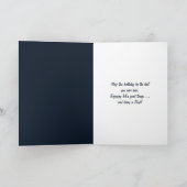 Pap's Birthday Michigan Red Lighthouse Kaart (Binnen)