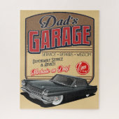 Pap's Cadillac Garage Jigzaag Puzzle uit 1964 Legpuzzel (Verticaal)