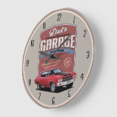 Pap's Chevelle Garage Large Clock Grote Klok (Hoek)