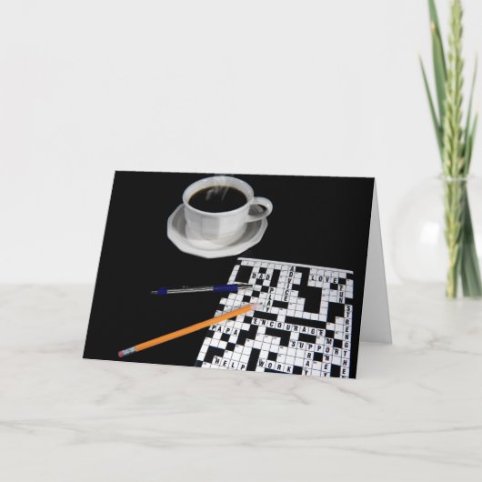 Pap's Crossword Puzzle Kaart (Voorkant)