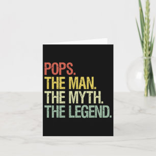 Paps De Man De Mythe De Legende Vaders Cadeau Kaart