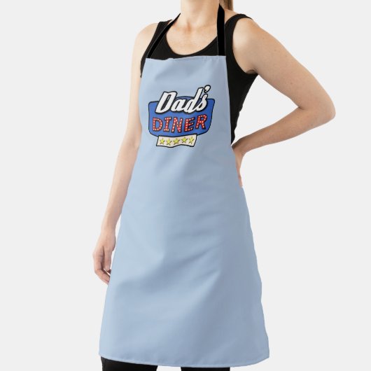 Pap's Diner - Chef's Apron Schort (Insitu)