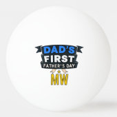 Pap's eerste Vaderdag Ping Pong Ball (Voorkant)