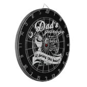Pap's Garage Breng Beer Dartbord (Voorkant Links)