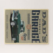 Pap's Garage Classic Green Pickup Truck Legpuzzel (Horizontaal)