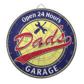 Pap's Garage Dartbord (Voorkant)